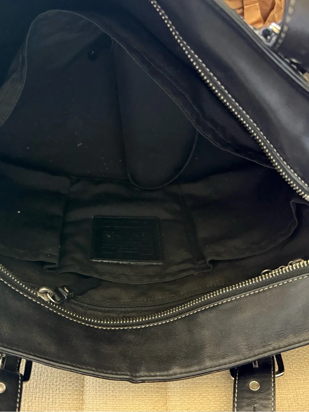 Coach Hampton Tote Vintage Shoulder Bag F 12609 ,excellent condition